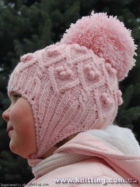 مدل زیبایی از کلاه بافتنی زمستانی + نقشه