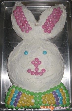  چطور کیک خرگوشی درست کنیم   آموزش تزیین کیک با طرح خرگوش Easter Bunny Cakeبا الگو و نقشه خرگوشی  How to Make an Easter Bunny Cake Easter Cake Unfrosted