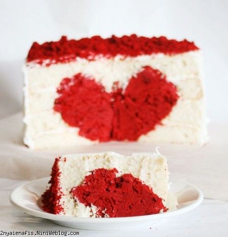 آموزش تزیین کیک ولنتاین کیک قلب روز عشق How to Make a Heart Shaped Cake Heart Cake Tutorial