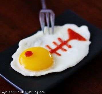 آموزش تزیین تخم مرغ نیمرو غذا کودک