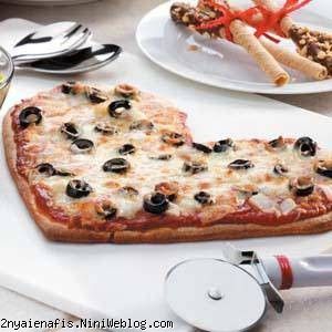 ایده هایی برای شام عشق! با طعم پیتزا ی عشقولانه