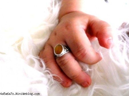 اولین انگشتر پسرم
