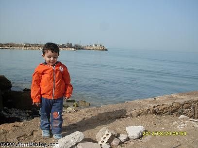 سهند گلم کنار دریای زیبای بوشهر بعد از تحویل سال