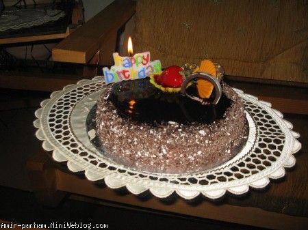 کیک تولد امیرپرهام جون