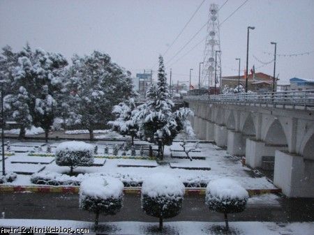 عکس های مربوط به زمستان 92 از شهر آمل