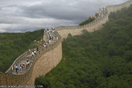 نمایی از دیوار چین