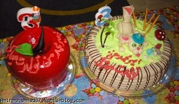 کیک تولد سه سالگی امیرمحمد 