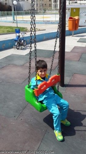 امیرمحمد در پارک شهر 