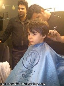 اولین تجربه بی دردسر آرایشگاه بردن شاه پسرم 