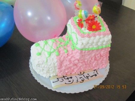 کیک تولد جیگر مامان