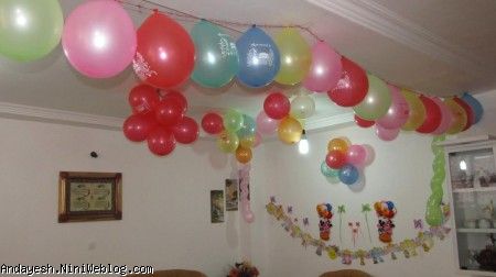 تزیین اتاق گل پسر برای جشن تولدش