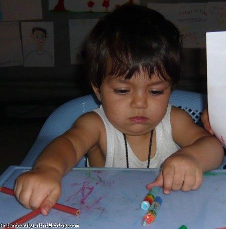 اولین نقاشی آرین در توچال