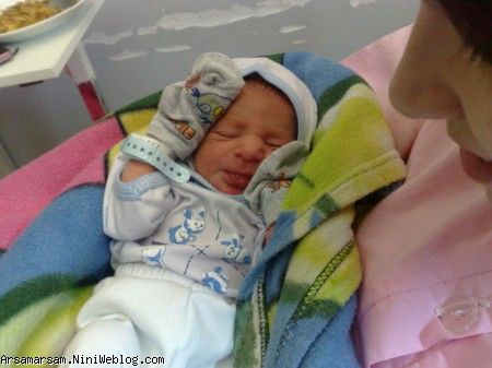 آرسام 4 ساعت بعد از تولد