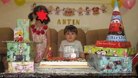 تولد سه سالگی آرتین