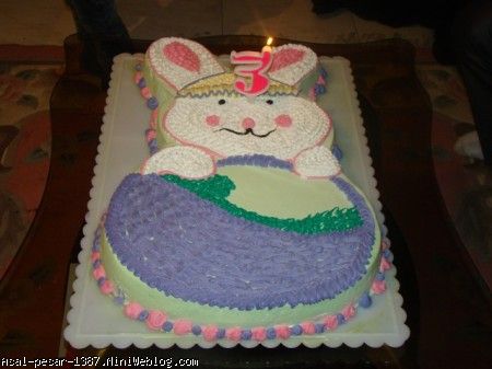 کیک تولد 3 سالگی آروین