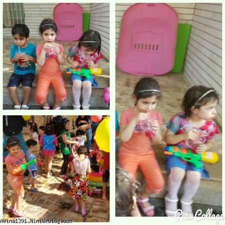 فستیوال آب بازی در مهد کودک
