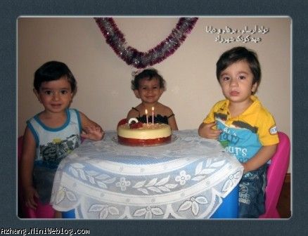 عکس تولد دو سالگي آرسام و پرهام در مهد کودک شهرزاد