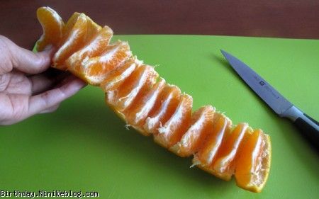 میوه آرایی با نارنگی