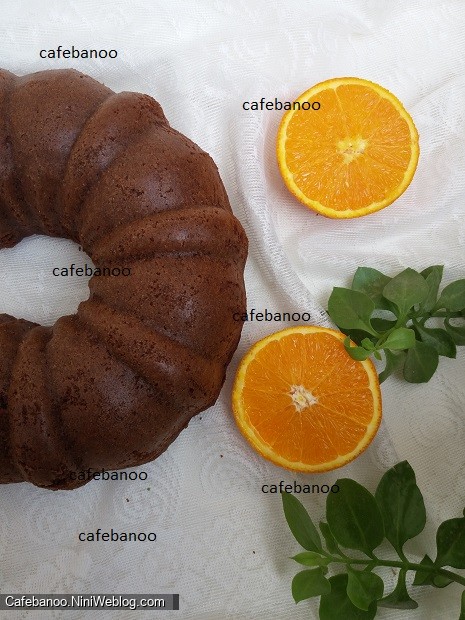 کیک شکلات پرتقال