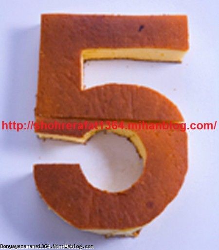 درست کردن اعداد با سه نوع کیک