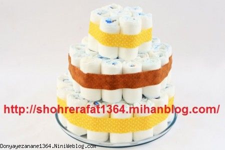 کیک پوشک 3