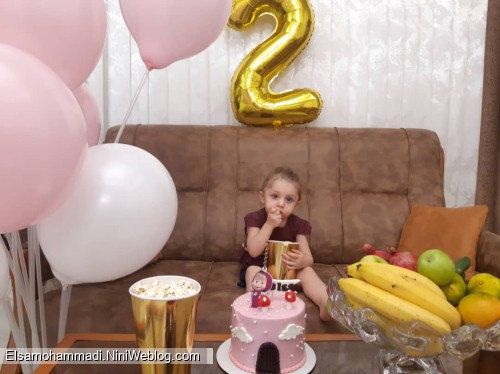 السا قشنگ عمه در تولد دو سالگی
