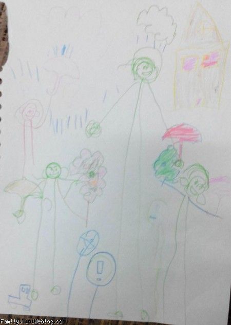 نقاشی بردیاجون برای خانم معلم کودکستان به مناسبت اول مهر