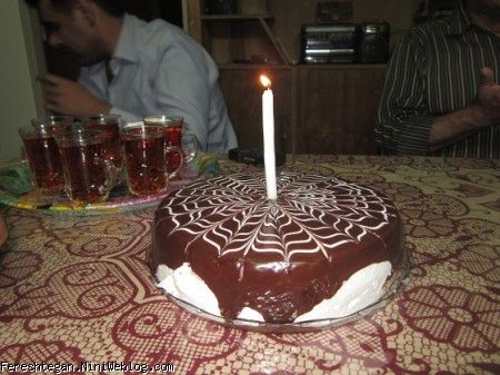 کیک تولدم تو خونه دایی