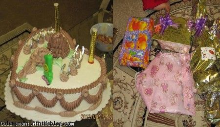 کیک و کادوی تولد
