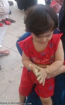 حسنا در اردو پارک آب و آتش