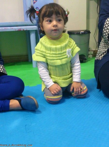 حسنا در بین مربی هاش