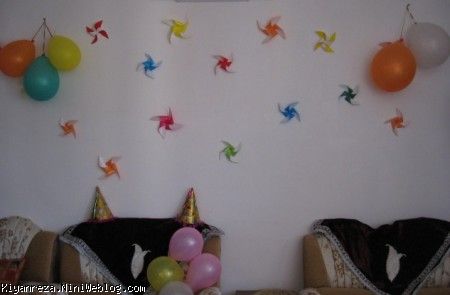 تزيين ديوار جشن تولد دو سالگي كيان