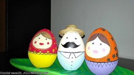 تخم مرغ های رنگ شده