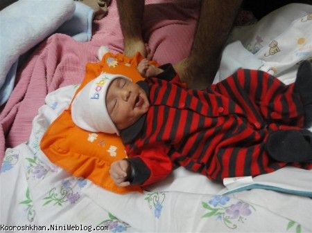 کوروش خان در روز دوم تولدش