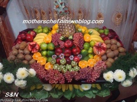 میوه آرائی،تزئین میوه،تزئینات مهمانی و نامزدی