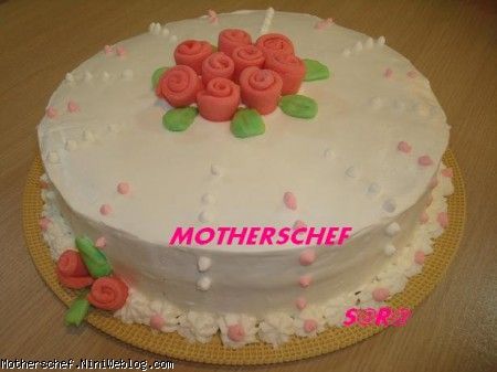 کیک شیفون-کیک تولد