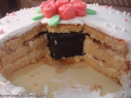 کیک شیفون-کیک تولد