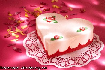 کیک روز عشق