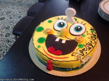 کیک تولد 2 سالگی رونیا