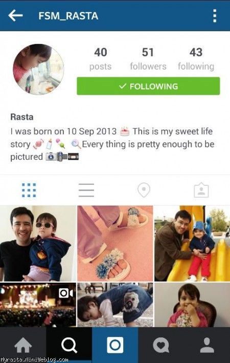 Rasta's Instagram page 