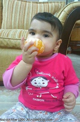 نارنگی خوردن