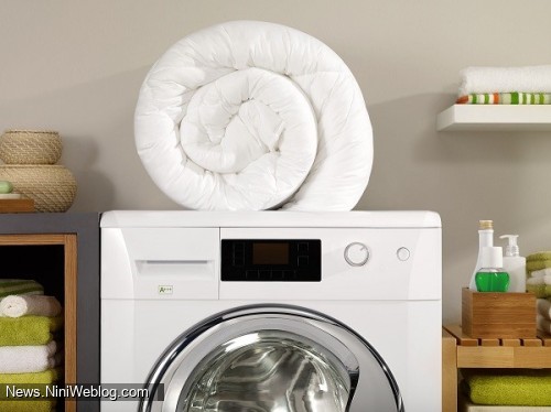 شستن پتوهای سنگین در ماشین لباسشویی