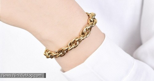 دستبند طلا زنجیری