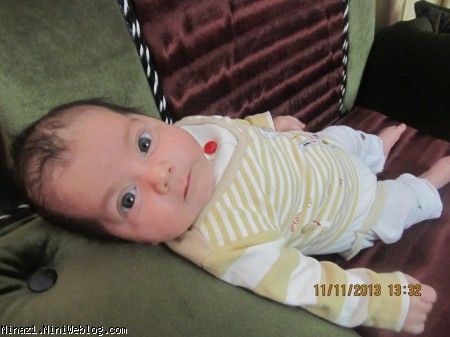 محمد جواد در سن 2 ماهگی