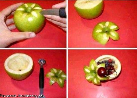 تزیین سیب
