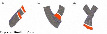 روش فوق العاده شیک به کراوات روسری