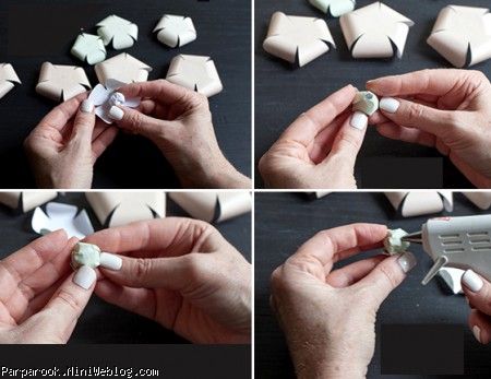 ایده نوروزی: ساخت گل کاغذی برای جعبه کادو 