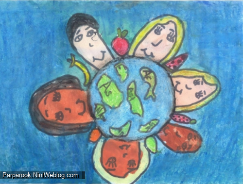 ایده های خاص برای کشیدن نقاشی روز جهانی غذا برای دانش آموزان