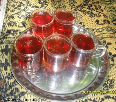 جوووووووووووونم چایی خون کفتری آخرین پنج شنبه و جمعه بهاری