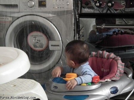 سرگرمی کودک، ماشین لباسشوئی